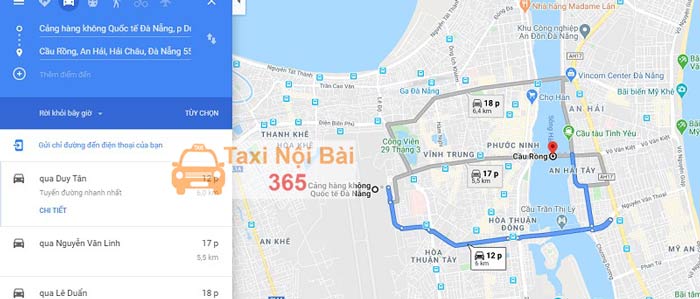 Mất bao nhiêu thời gian từ sân bay Đà Nẵng về đến trung tâm thành phố