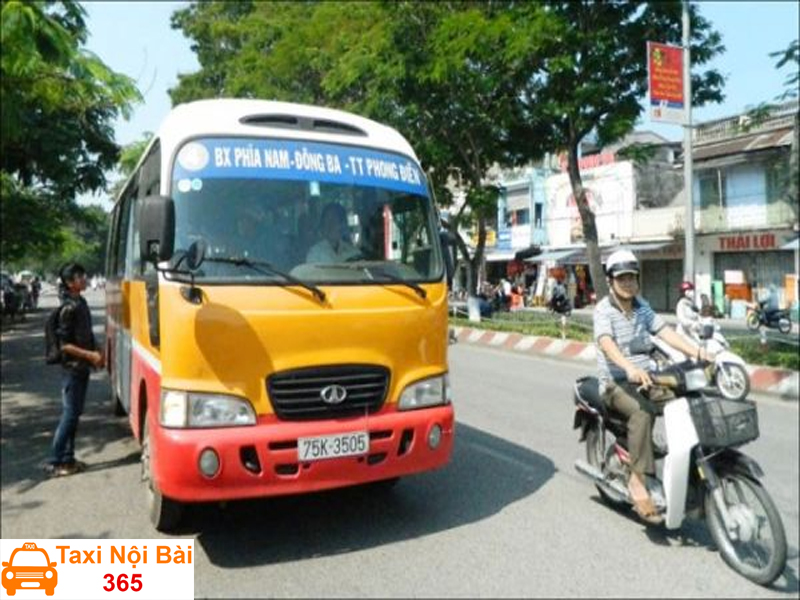 Xe buýt từ sân bay Phú Bài đi Lăng Cô