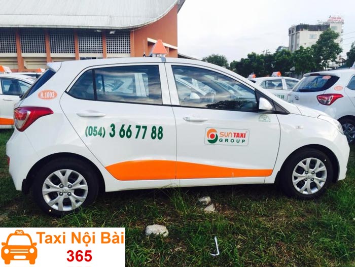 Bảng giá cước của hãng Huế – Sun Taxi